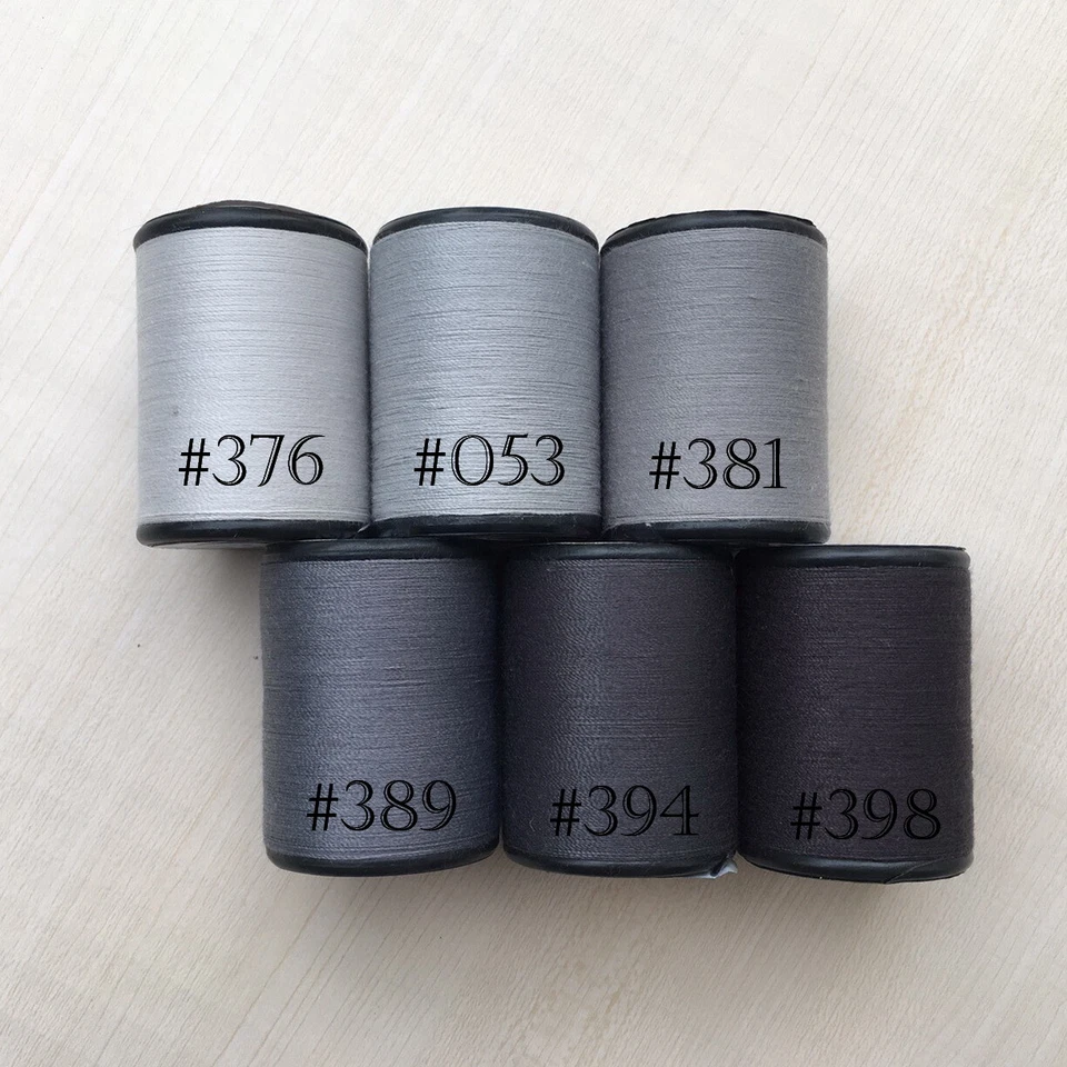 Gray Color shades 6 Spools Sewing Thread All Purpose Spun Polyester 600 Yards - Image 2 of 4