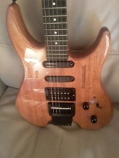 Steinberger Gr-4 Rare Natural Finish Near Mint W/ Case Vintage Electric Guitar