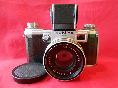 PRAKTINA II A Spiegelreflexkamera mit Objektiv Carl Zeiss Jena Flexon 2/50