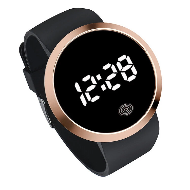Digital watch online round