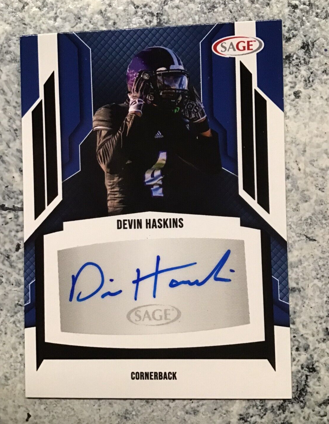 2024 Sage Devin Haskins Auto BLACK Autograph Free Shipping