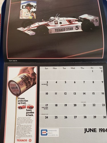 Championship Drivers Association - 1984-85 Calendar - PPG Indy Racing H - Picture 4 of 9