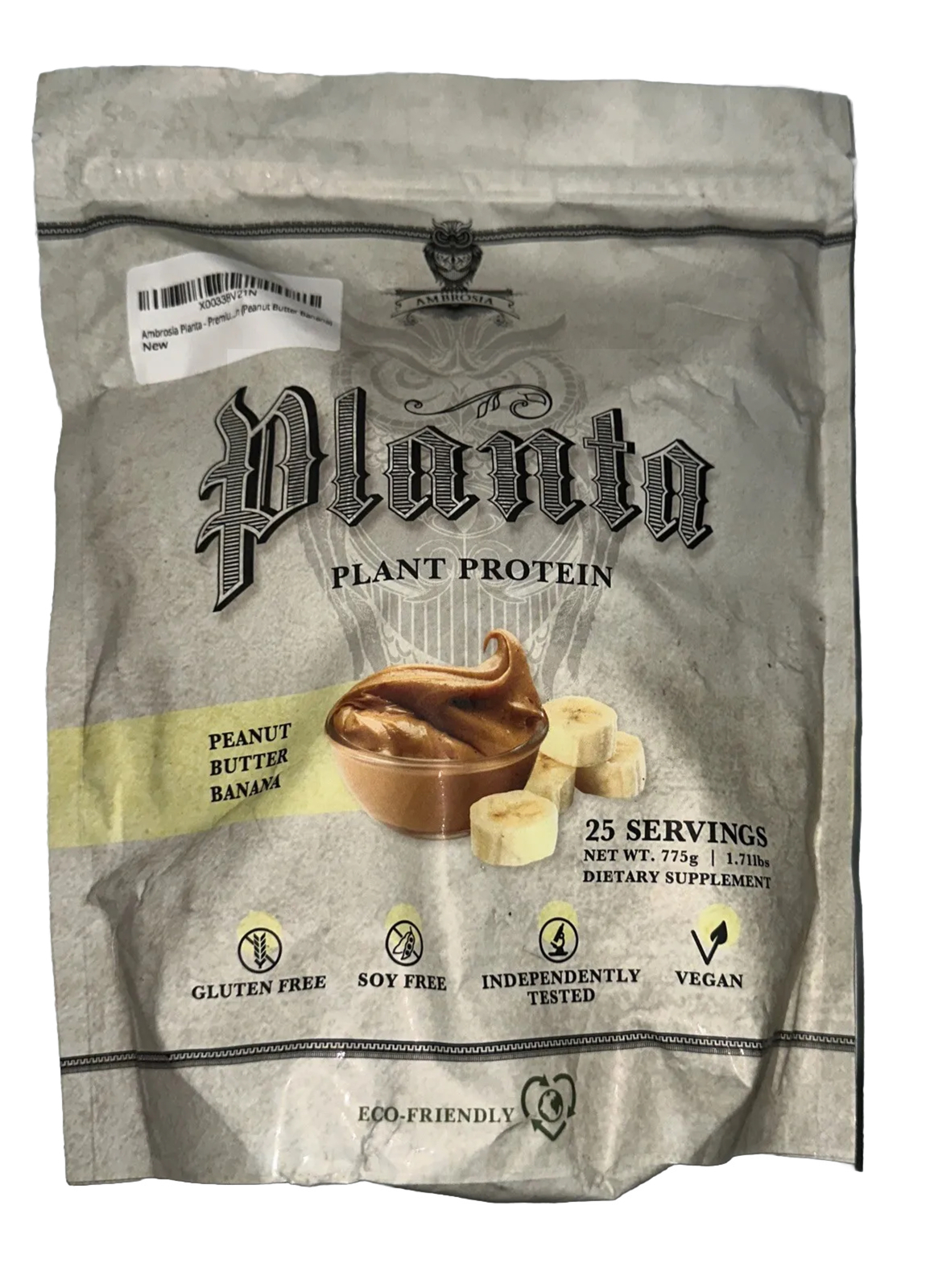 Ambrosia+Planta+Plant+Protein+Peanut+Butter+Banana+1.711+Lbs for sale