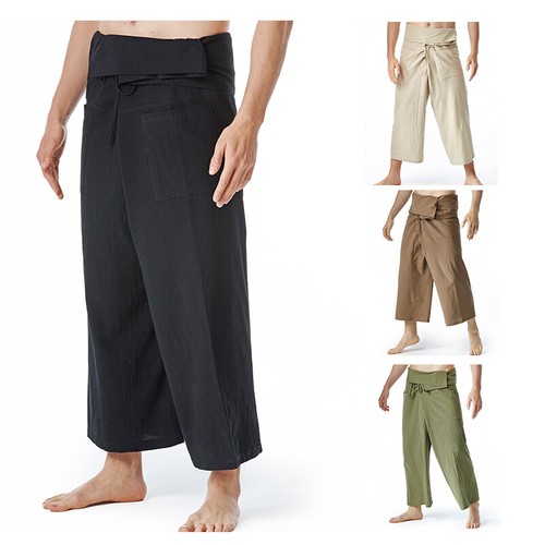 Hose Herren Damen Locker Yoga Harem Freizeithose Oberbekleidung Komfort Freie Größe - Bild 4 von 28