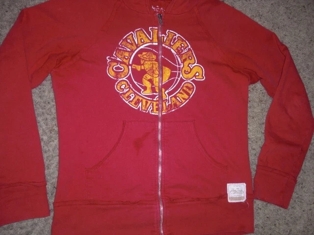 CLEVELAND CAVALIERS Cremallera Completa Algodón Retro Majestuoso Clásico Hecho en EE. UU. Sudadera con Capucha Yth L Foto 2 de 4