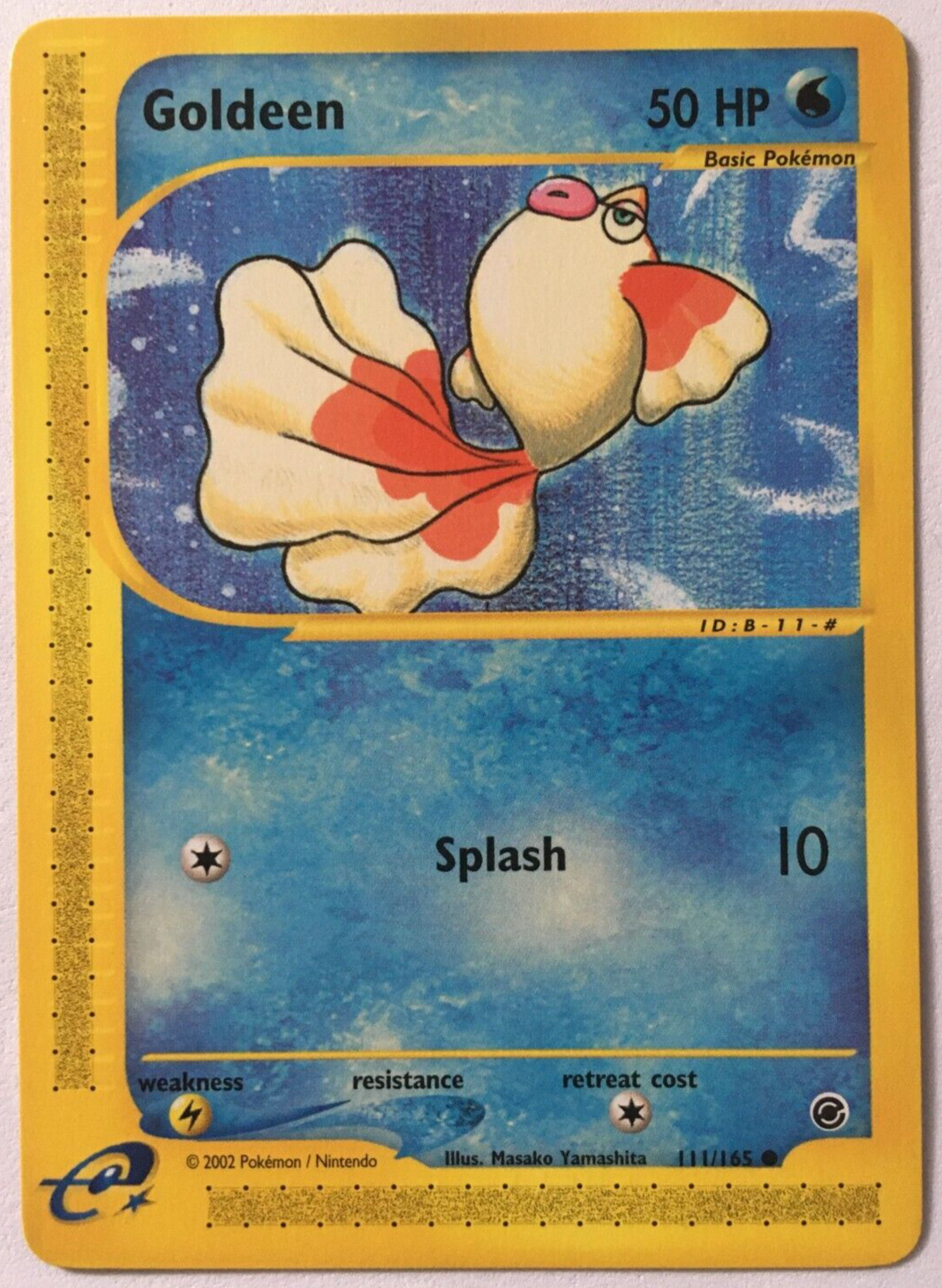 POKEMON GOLDEEN 111/165 EXPEDITION BASE SET COMMON NEAR MINT