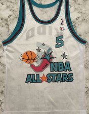 Rare Vintage Champion 1996 NBA All Stars Jason Kidd Basketball Jersey