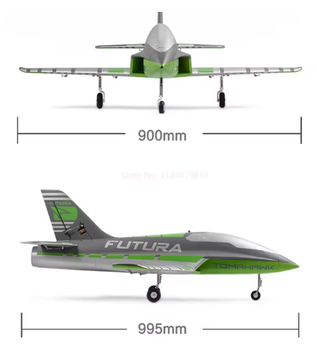 enaz01 FMS RC Airplane 64mm Futura Tomahawk With Flaps Sport Trainer Ducted Fan - Picture 6 of 12