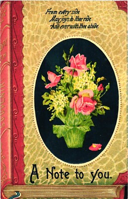 A Note to You From Every Side Mayjoys To Thee Ride Postcard