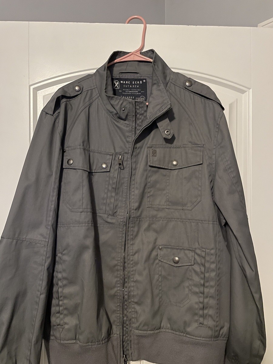 Marc Ecko Cut N Sew Mens Full Zip Jacket XL Grey | eBay Marc Ecko Cut N Sew Mens Full Zip Jacket XL Grey | eBay