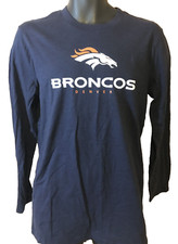 Team Apparel Boys Denver Broncos Long Sleeve T-Shirt Size XL Youth NFL