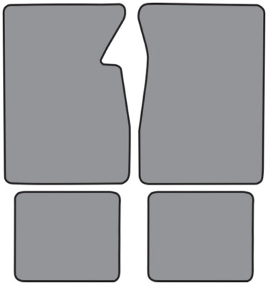 1961-64 Cadillac DeVille 2DR Coupe Floor Mat 4pc Cutpile,Color-7298 Maple / Cany