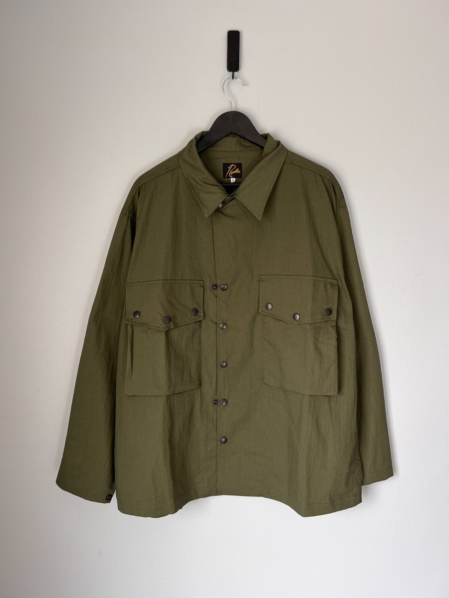 Needles Oxford Cloth Field Jacket - Size Large - Olive - NEW