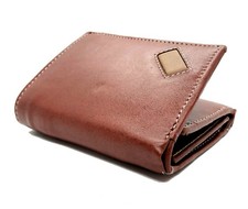 Tan Handcrafted Cowhide Genuine Leather Men's Trifold Premium Wallet
