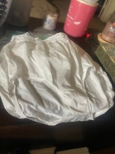vintage Hanes Size 8 granny panty White with hang tag NWOT