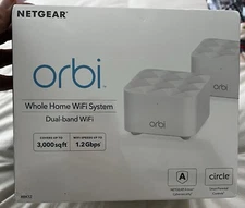 NEW SEALED Netgear Orbi Whole Home WiFi System Dual-band WiFi RBK12 Router & Sat