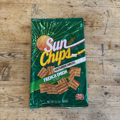 Vintage Sun Chips Bag Potato Junk Food Frito Lay 80s Empty Tortilla Snack Chip