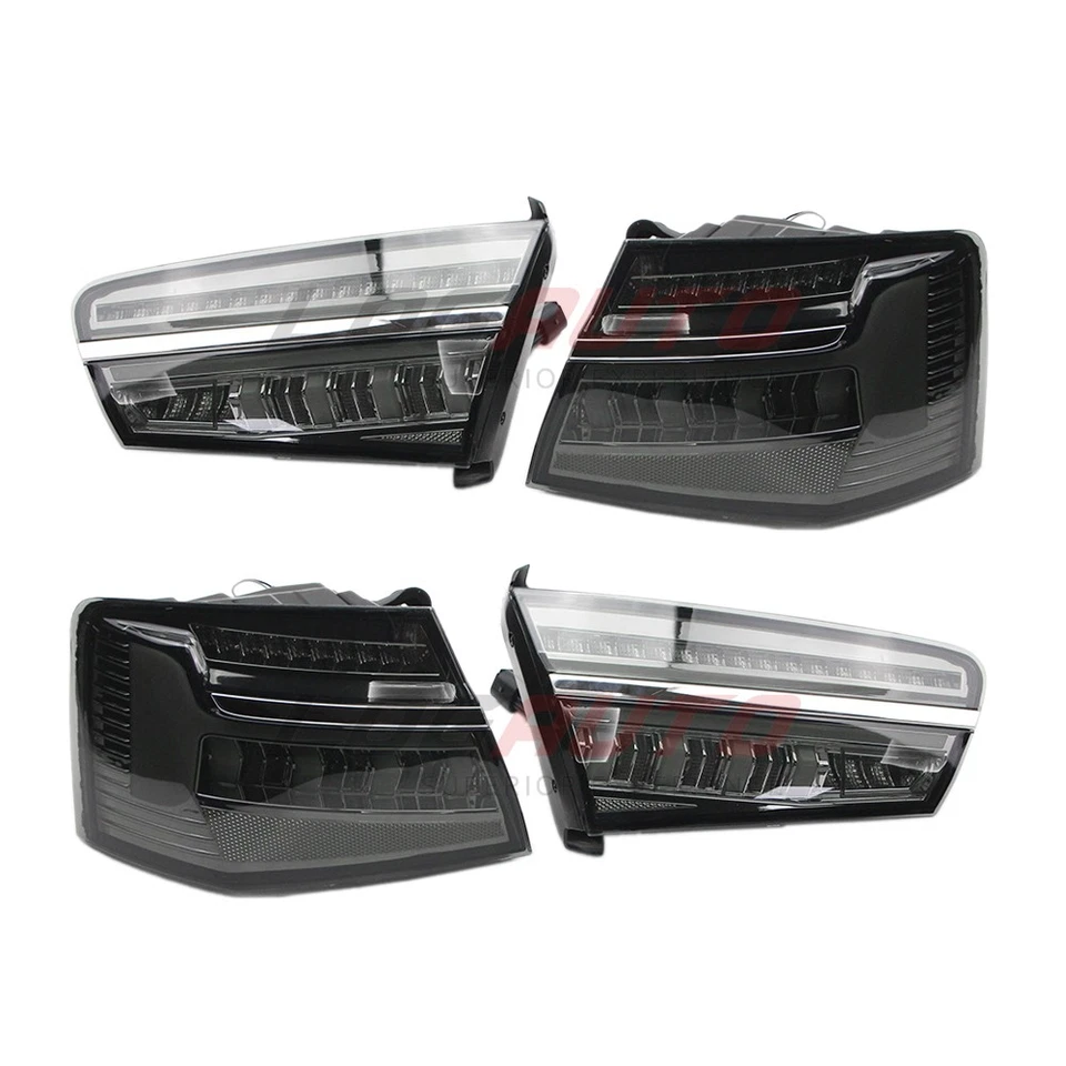 For Audi A6 / S6 2012-2015 LED Rear Tail Light Assembly W/ Sequential Turn Lamp - Image 4 of 4