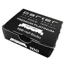 Parker Safety Razor, Premium Platinum Single Edge Razor Blades, 100 Count -... 