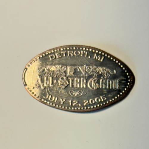 Elongated Quarter Baseball MLB All-Star Game, Detroit, MI July 12 2005, T50183 - Afbeelding 1 van 1