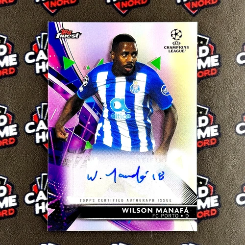 Wilson Manafa Autograph Topps Auto BA-MA - 2021-22 TOPPS Finest UCC