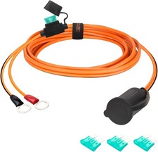 12/24V Battery Terminal to Cigarette Lighter Socket, 3/8" Ring Terminal, 30A