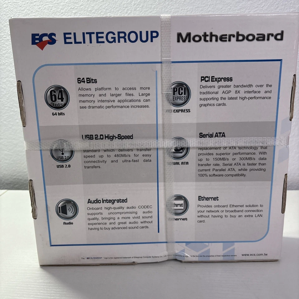 ECS Elitegroup Motherboard GeForce 6100PM-M2 New & Sealed - Image 4 of 4