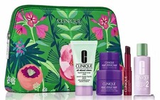 CLINIQUE 6 Pcs Gift Set Smart Wrinkle Cream Eye Black Honey Lipstick Lotion 2
