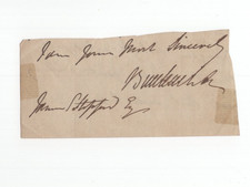 Walter Francis Scott, 5th Duke Buccleuch Signed Clip / Autographed