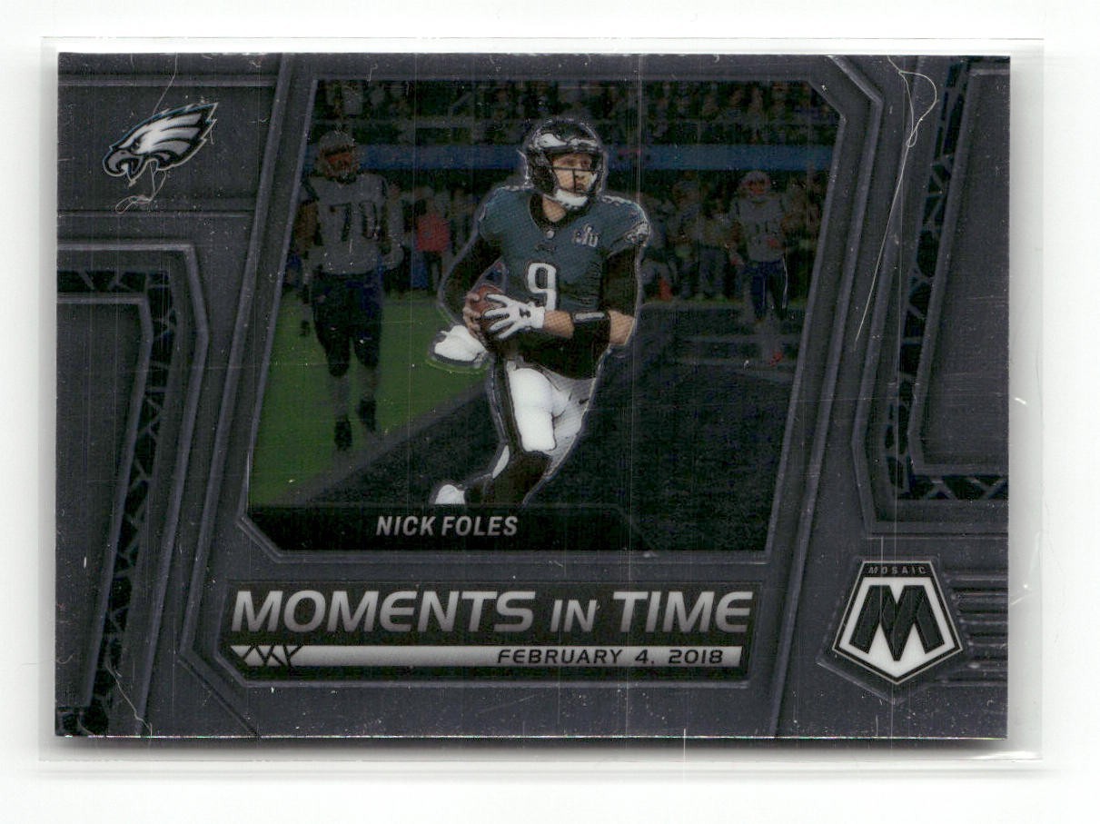 2023 Panini Mosaic Eagles Nick Foles Moments in Time Philly Special #MT-13