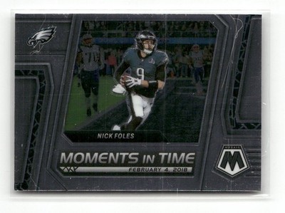 2023 Panini Mosaic Eagles Nick Foles Moments in Time Philly Special #MT-13