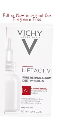 Vichy LIFTACTIV PURE RETINOL 2%Deep Wrinkle Night Serum Full Sz New Original Box