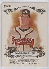 2010 Topps Allen & Ginter's Rip Cards Ripped 43/99 Nate McLouth #RIP-RC28 02zw