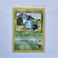 Giovanni's Nidoran F 75/132 Common Gym Challenge Pokemon Unlimited