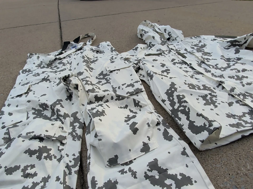 Varusteleka Sarma TST Lumipuku M05 Snow Camo Hunter 2 Piece Suit Mens 3XL NWT  - Image 3 of 4