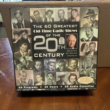 Radio Spirits The 60 Greatest Old-Time Radio Shows Cassette Box Set Cronkite 30h