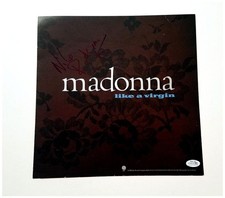Nile Rodgers Autographed Madonna Like A Virgin 12x12 Poster Album Flat ACOA
