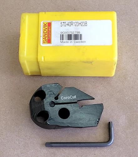 SANDVIK COROMANT 570-40R123H23B COROCUT INDEXABLE GROOVING HEAD