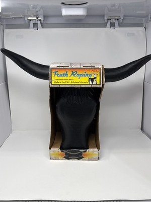 Truth Roping Steer Head Dummy Rodeo Practice Team Rope Brand New BLACK Bull Cow