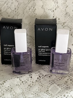 Avon ~ Nail Experts UV Gloss Guard Topcoat ~ New In Box 0.4 Fl.oz ~