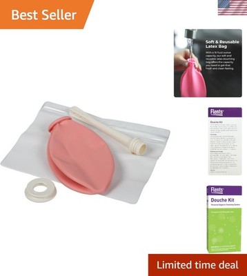 Eco-Friendly Reusable Douche Kit - 16 fl oz Easy-Squeeze Personal Care Bottle