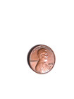 1975 D Lincoln 3.1g DDO cent  lettlers missing on  states on reverse error — photo 1