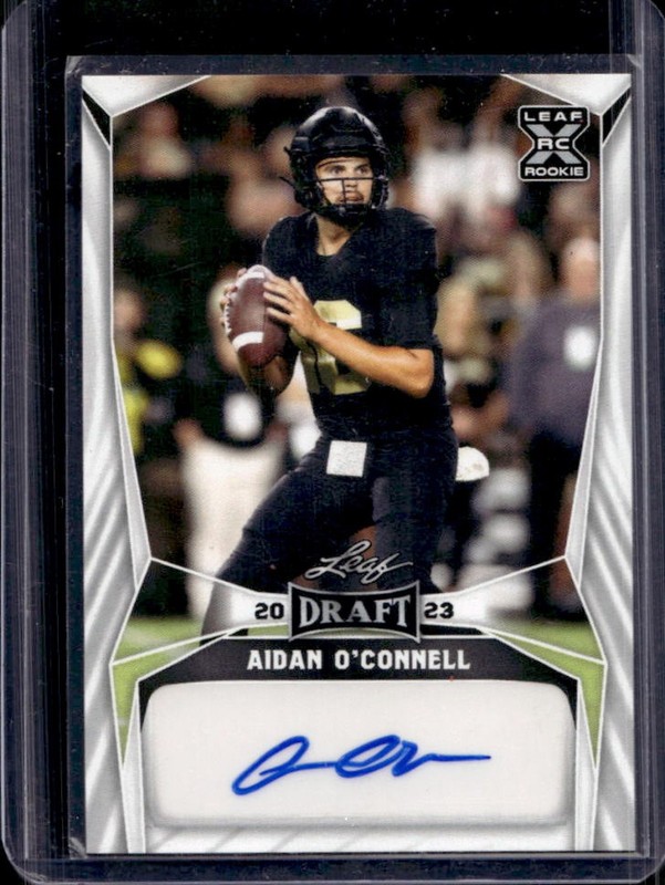 2023 Leaf Metal Draft Aidan O'Connell RC Rookie Auto #BA-AO1 Boilermakers