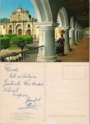 Guatemala /Palace and Cathedral in Antigua Guatemala 1975