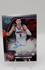 2024-25 Bowman University Chrome - Chrome Prospect Autographs Steele Venters #92