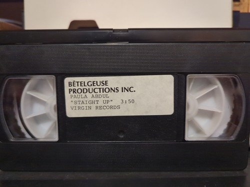 Paula Abdul - Straight Up VHS Musikvideo 1989 Virgin Promo