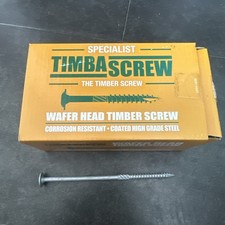  TimbaScrew Wood Screws (Dia)6.7mm (L)150mm, Pack of 40