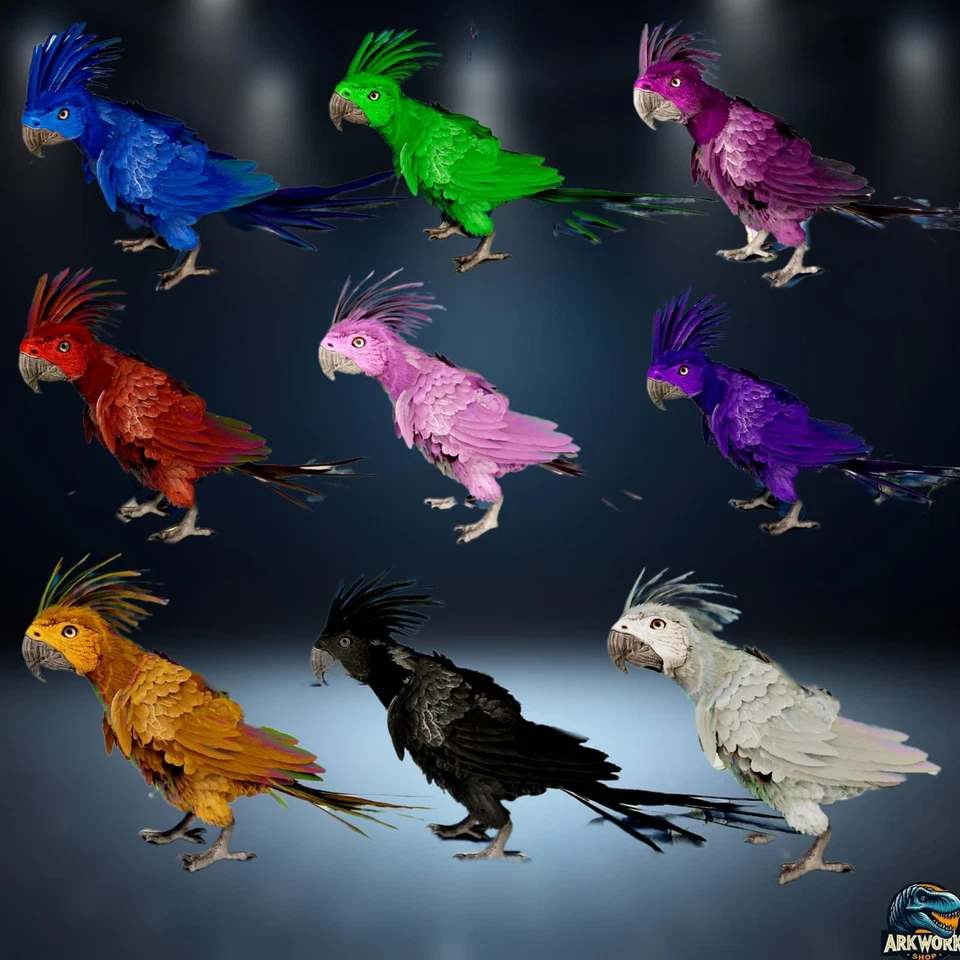 🦖ARK Survival Ascended Parrot Colors PVE PS5/XBOX/PC - Image 1 of 1