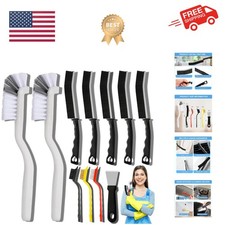 Hard Bristle 11-Piece Cleaning Brush Set for Kitchen and Bathroom Excellence