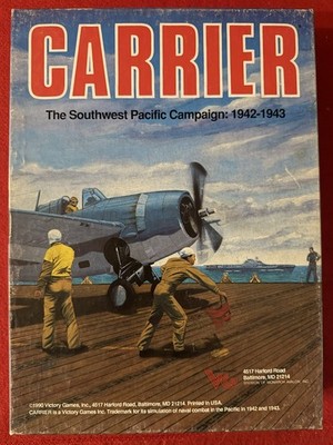 Victory Games ''Carrier'' board game - partially punched